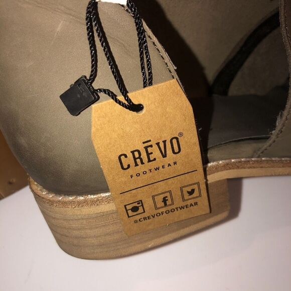 Crevo Coralie Chelsea Ankle Boots Bootie Cap Toe NWOB Size 10 Mink Grey - Picture 9 of 11